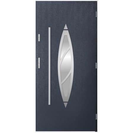 Porte d'entrée BELIAR 80 cm anthracite