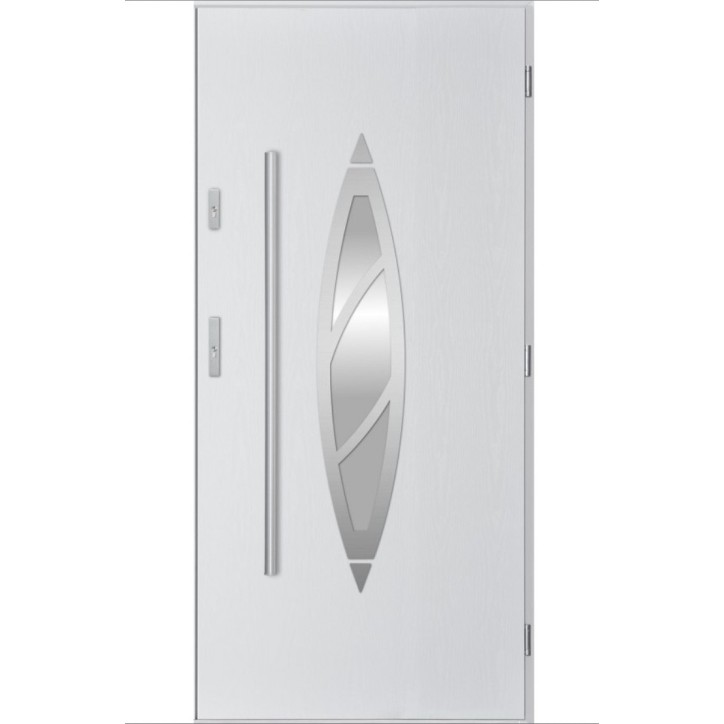 Porte d'entrée BELIAR 80 cm blanc