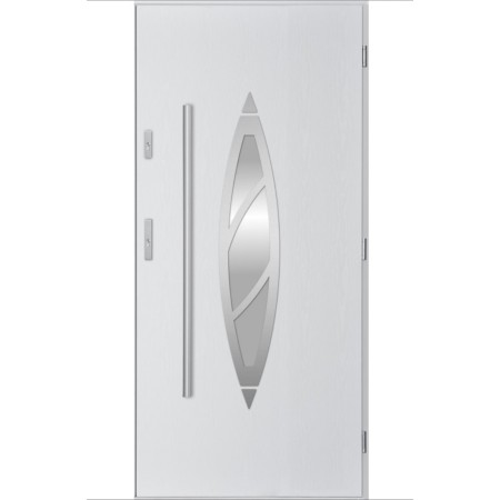 Porte d'entrée BELIAR 90 cm blanc