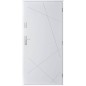 Porte d'entrée simple DIAGO 90 cm blanc