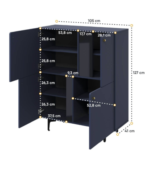 Commode Couleurs - 105cm