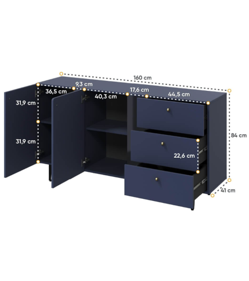Commode Couleurs - 160cm