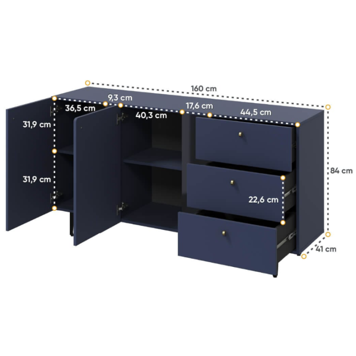Commode Couleurs - 160cm