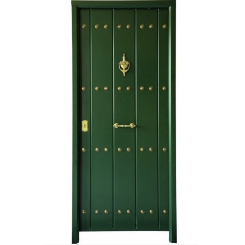 Porte d'entrée MAS rustica verts 80 cm 45 mm en acier inoxydable