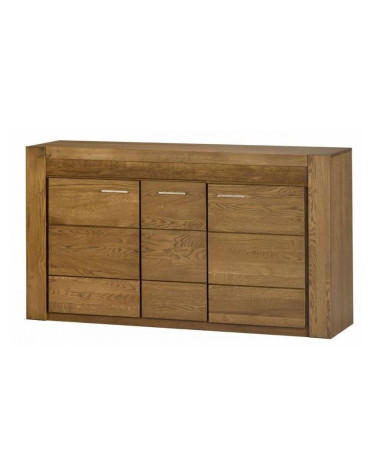 Aparador 3 puertas VELVET roble 161 cm
