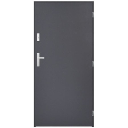 Porte d'entrée COLOMBO 70 cm 55 mm en acier inoxydable