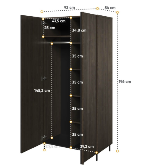 Commode Piémonte - 92cm