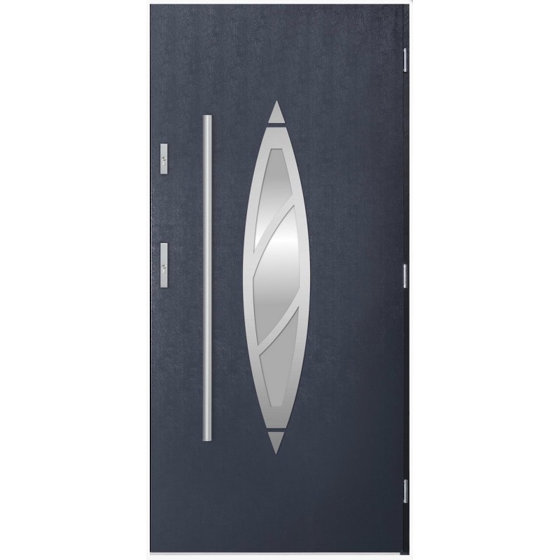 Porte d'entrée BELIAR 90x215 cm anthracite