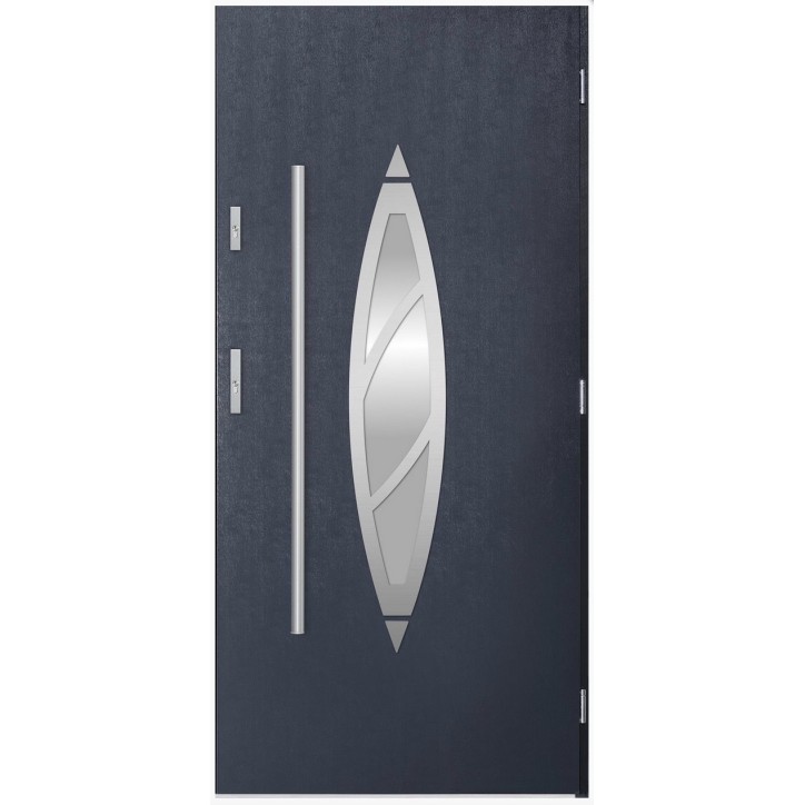 Porte d'entrée BELIAR 90x215 cm anthracite Porte d'entrée BELIAR 90x215 cm anthracite