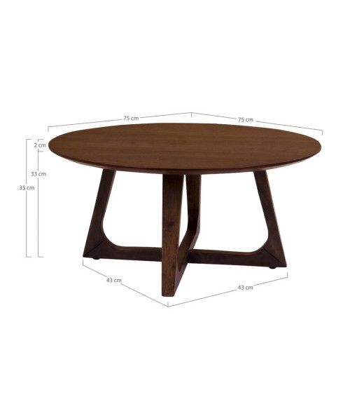 Table basse Hellerup 75x36 cm