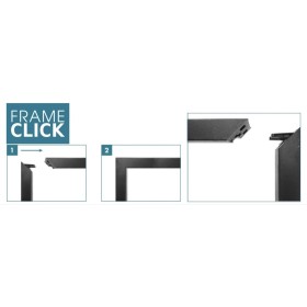 Porte d'entrée TANGO Anthracite en acier inoxydable en 80 ou 90 cm