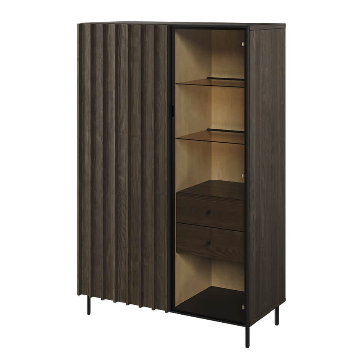 Vitrine Piémonte avec vitre - 92cm