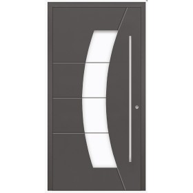 Porte d'entrée en aluminium PASSIVE ALU G2 90 cm anthracite