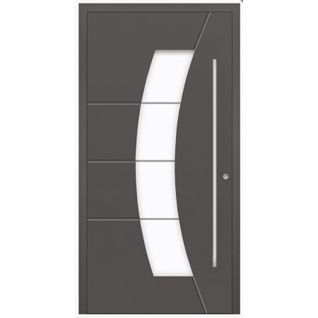 Porte d'entrée en aluminium PASSIVE ALU G2 90 cm anthracite