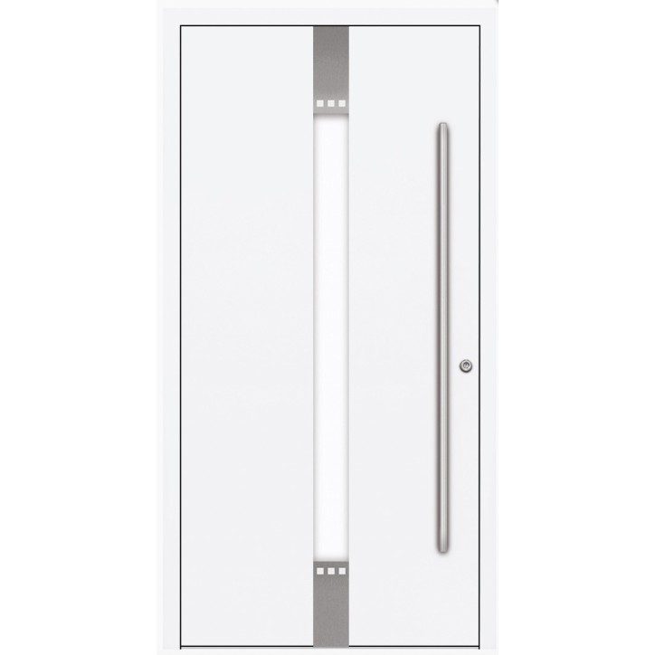Porte d'entrée en aluminium PASSIVE ALU G5 90 cm blanc Porte d'entrée en aluminium PASSIVE ALU G5 90 cm blanc