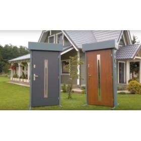 Porte d'entrée GOFA 90 cm en acier inoxydable en plusieurs couleurs