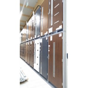 Porte d'entrée GOFA 90 cm en acier inoxydable en plusieurs couleurs