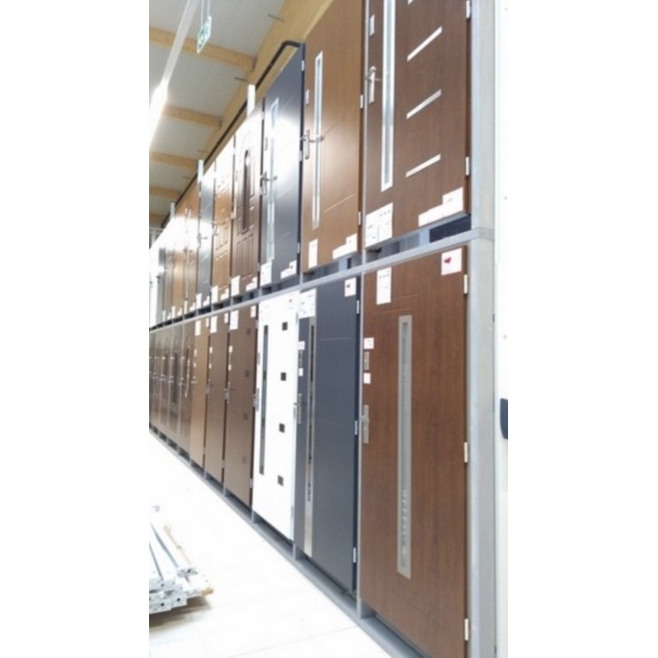 Porte d'entrée GOFA 90 cm en acier inoxydable en plusieurs couleurs