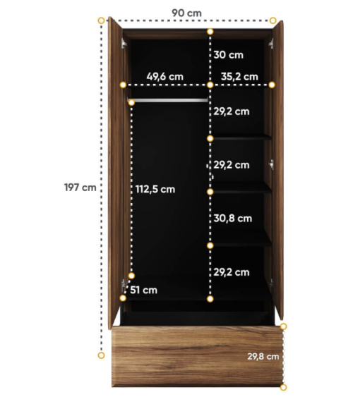 Commode Borga - 90cm