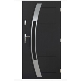 Porte d'entrée GOFA 90 cm en acier inoxydable en plusieurs couleurs