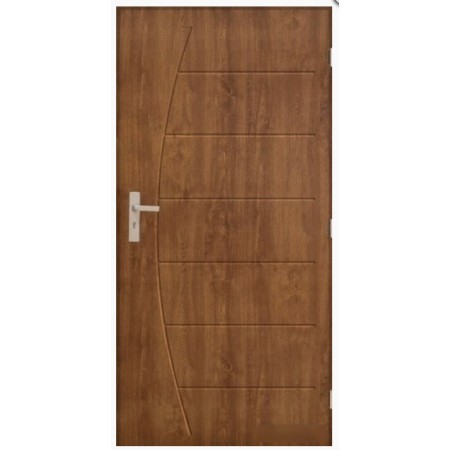 Porte d'entrée BOSTON 80 cm 72 mm en acier inoxydable en 3 coloris