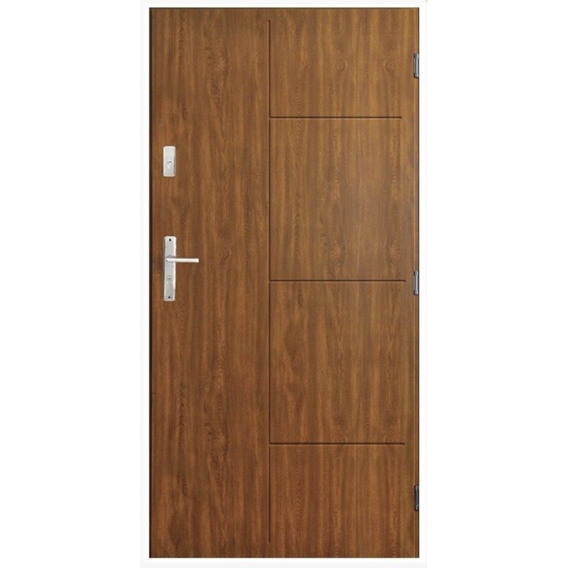 Porte d'entrée SWING 90 cm en acier inoxydable en plusieurs couleurs