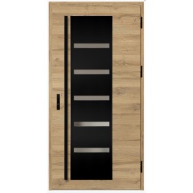 Porte d'entrée en acier avec cadre en aluminium AMBERG 1 90*200 -100*200 cm