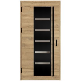 Porte d'entrée en acier avec cadre en aluminium AMBERG 1 90*200 -100*200 cm