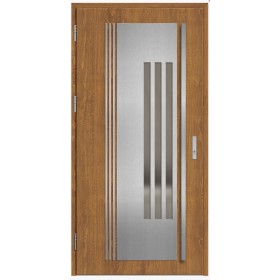 Porte d'entrée en acier avec cadre en aluminium MURTER 6 90*200 -100*200 cm