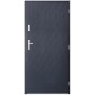 Porte d'entrée simple DIAGO 80 cm anthracite