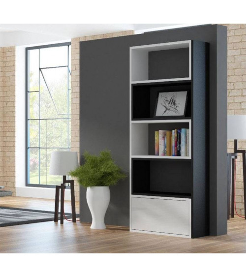Porte d'entrée simple DIAGO 90 cm blanc