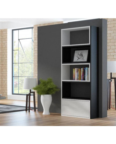 Porte d'entrée simple DIAGO 90 cm blanc