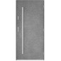 Porte d'entrée simple DIAGO 90 cm béton