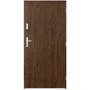 Porte d'entrée simple DIAGO 80 cm noyer