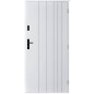 Porte d'entrée simple GUTA 90 cm blanc