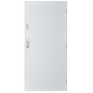 Porte d'entrée COLOMBO 70 cm 55 mm en acier inoxydable - Blanc