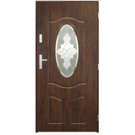 Porte d'entrée LIBERAL 80 cm en acier inoxydable en 2 coloris