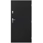 Porte d'entrée TANGO Anthracite en acier inoxydable en 80 ou 90 cm
