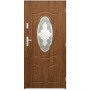 Porte d'entrée LIBERAL 90 cm en acier inoxydable en 2 coloris