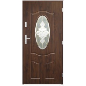 Porte d'entrée LIBERAL 90 cm en acier inoxydable en 2 coloris