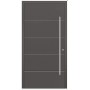 Porte d'entrée en aluminium PASSIVE ALU F1 90 cm anthracite
