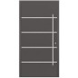 Porte d'entrée en aluminium PASSIVE ALU F2 90 cm anthracite