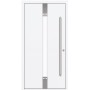 Porte d'entrée en aluminium PASSIVE ALU G5 90 cm blanc