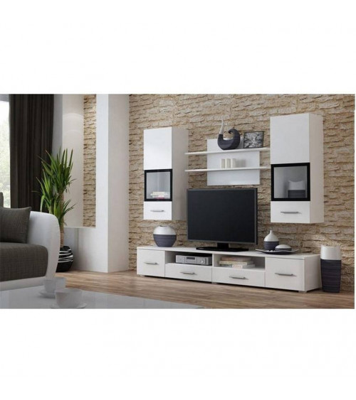 Porte d'entrée en aluminium PASSIVE ALU G6 90 cm blanc