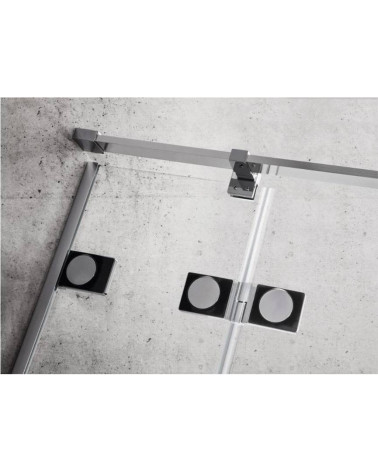 Porte d'entrée en aluminium PASSIVE ALU G6 90 cm blanc