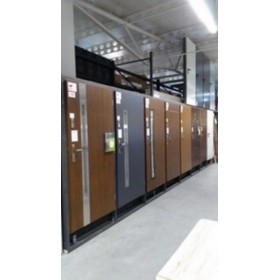 Porte d'entrée GOFA 90 cm en acier inoxydable en plusieurs couleurs