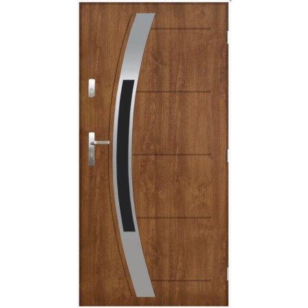 Porte d'entrée GOFA 90 cm en acier inoxydable en plusieurs couleurs