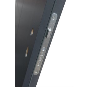 Porte d'entrée SWING  90 cm en acier inoxydable en plusieurs couleurs