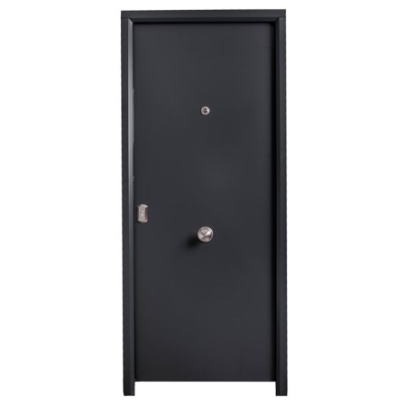 Porte d'entrée ELISA 90 cm 45 mm en acier en 2 couleurs