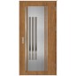 Porte d'entrée en acier avec cadre en aluminium MURTER 6 90*200 -100*200 cm